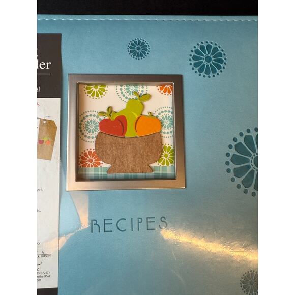 Tapestry Deluxe Kitchen Recipe Organizer 12 Sheet Protectors 24 Recipe Cards - Picture 6 of 11